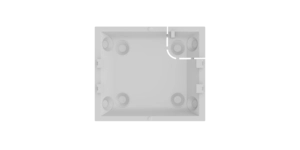 Équipement d'alarme support de remplacement mural pour motionprotect B – vue 2