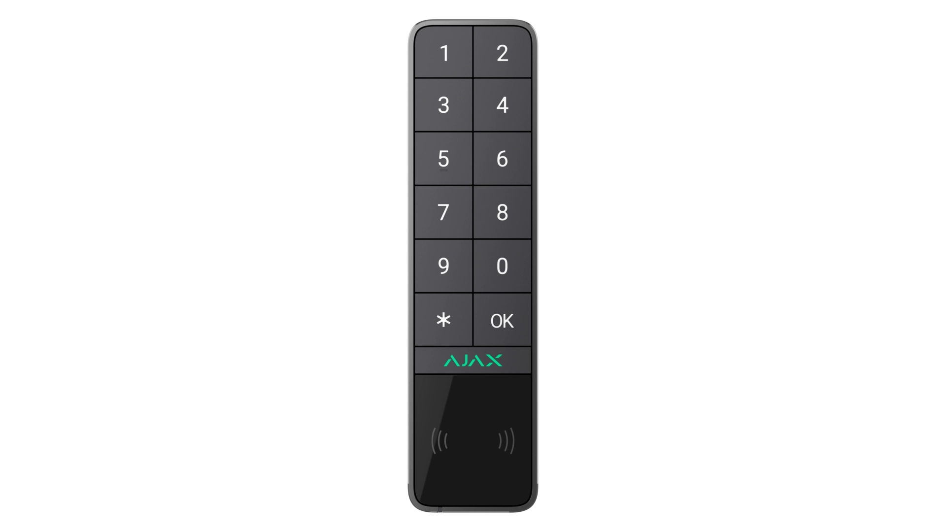 Équipement de contrôle d'accès clavier extérieur graphite avec authentification