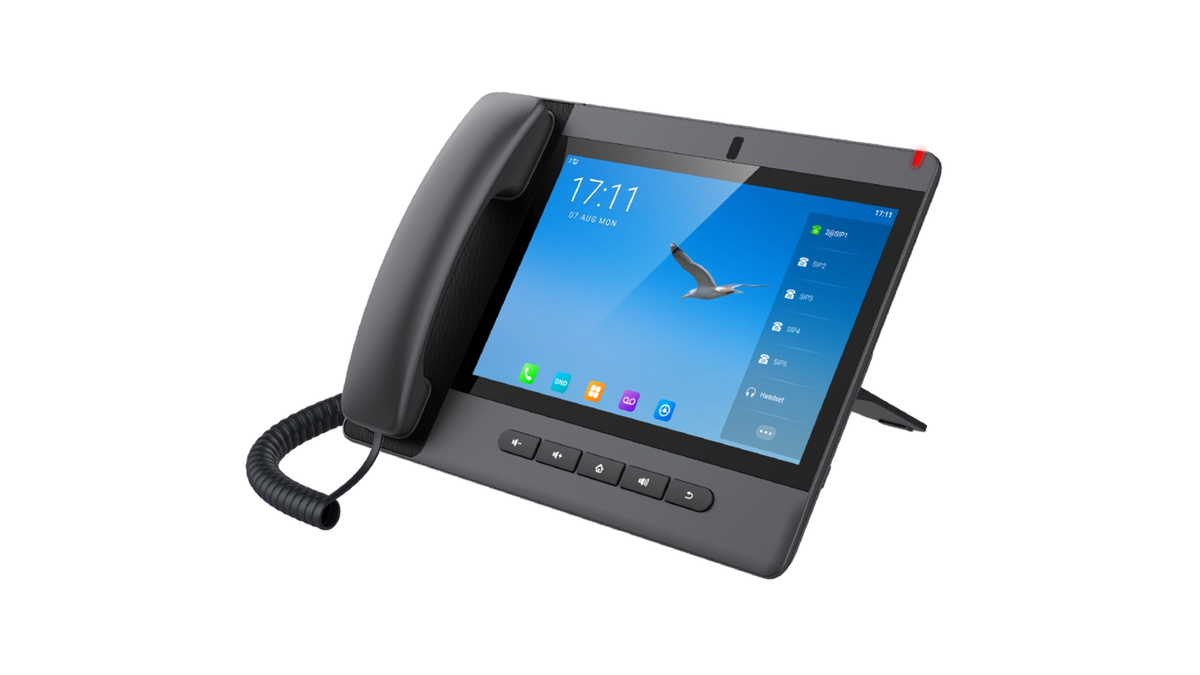 POSTE IP 20 LIGNES SIP TACTILE 10' COULEUR WIFI/BLUETOOTH/2 ports Giga/PoE