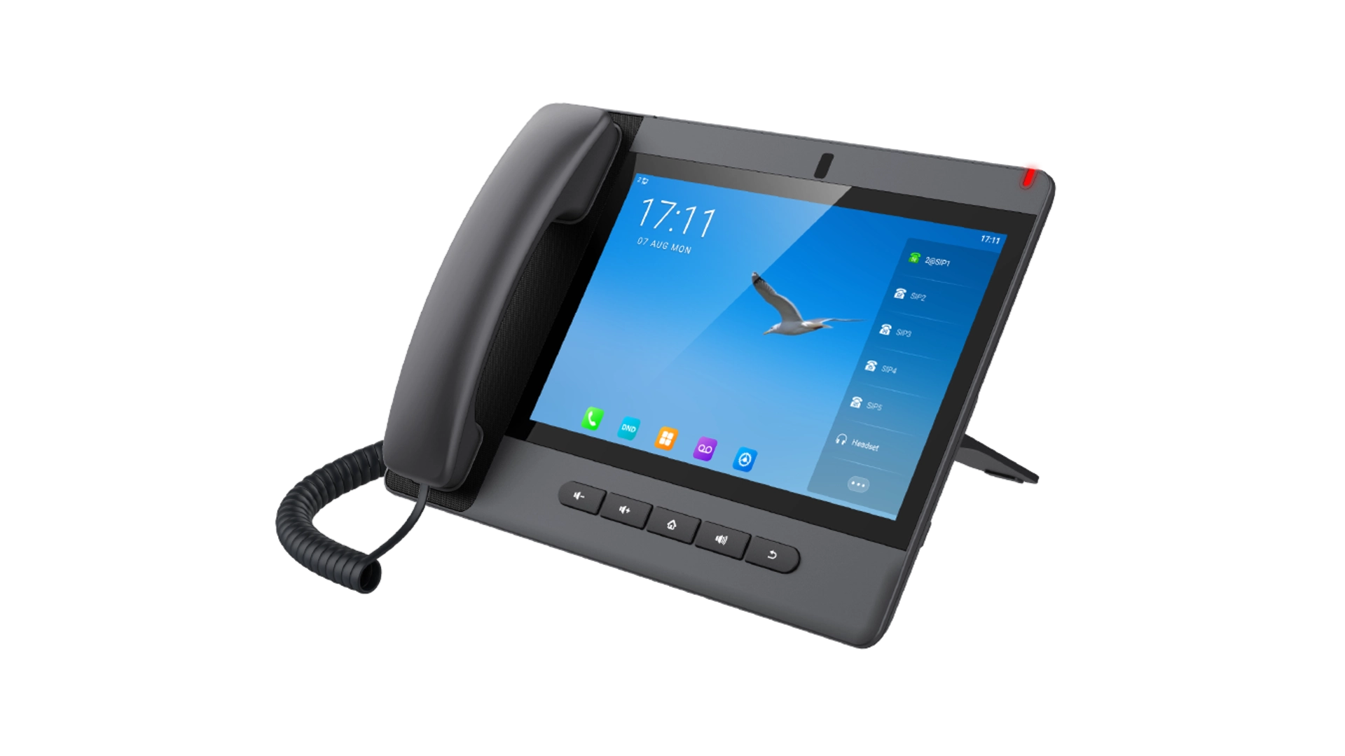POSTE IP 20 LIGNES SIP TACTILE 10' COULEUR WIFI/BLUETOOTH/2 ports Giga/PoE