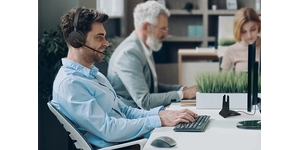 Casque téléphonique avec socle de chargement 35H de charge – vue 3
