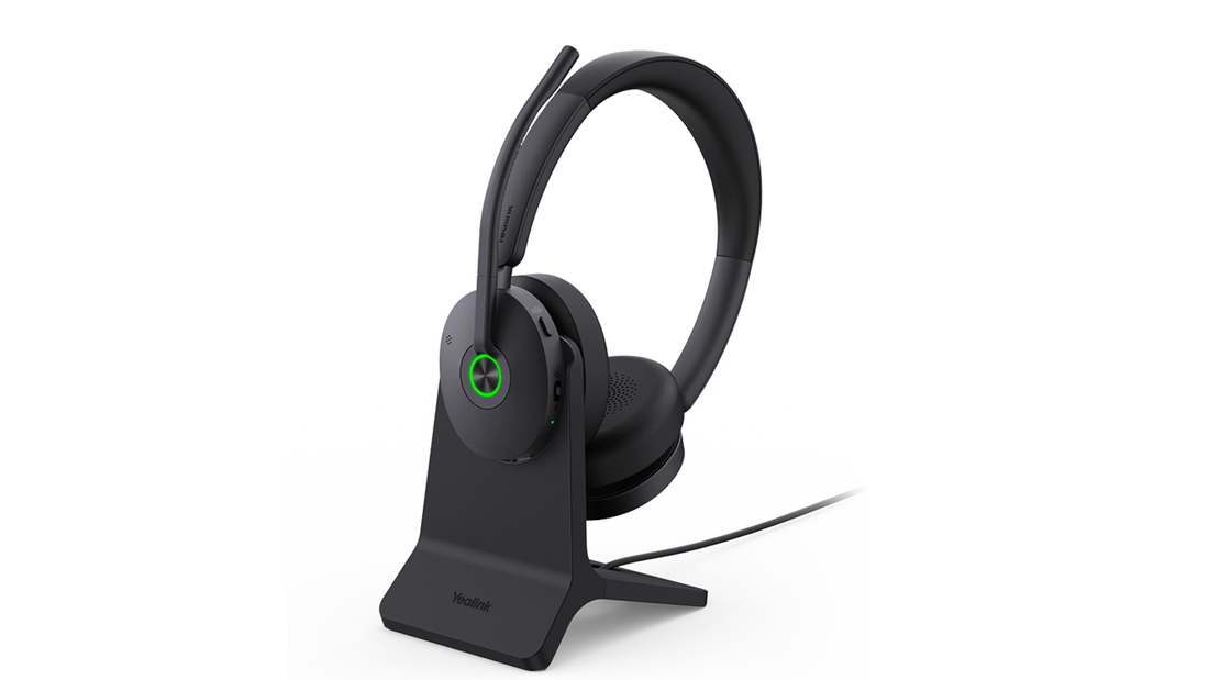 Casque téléphonique avec socle de chargement 35H de charge