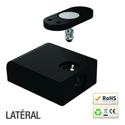 Serrure connectée verrou elec min e/r 12/24VDC C
