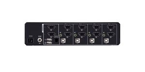 COMMUT KVM SECURISE 4PORTS USB HDMI /DP 2 ECRANS CONFORME NORME PSD PPv4.0 – vue 4