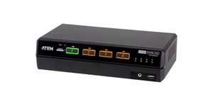 COMMUT KVM SECURISE 4PORTS USB HDMI /DP 2 ECRANS AVEC LECTEUR DE CARTE CONFORME NORME PSD PPv4.0 – vue 2
