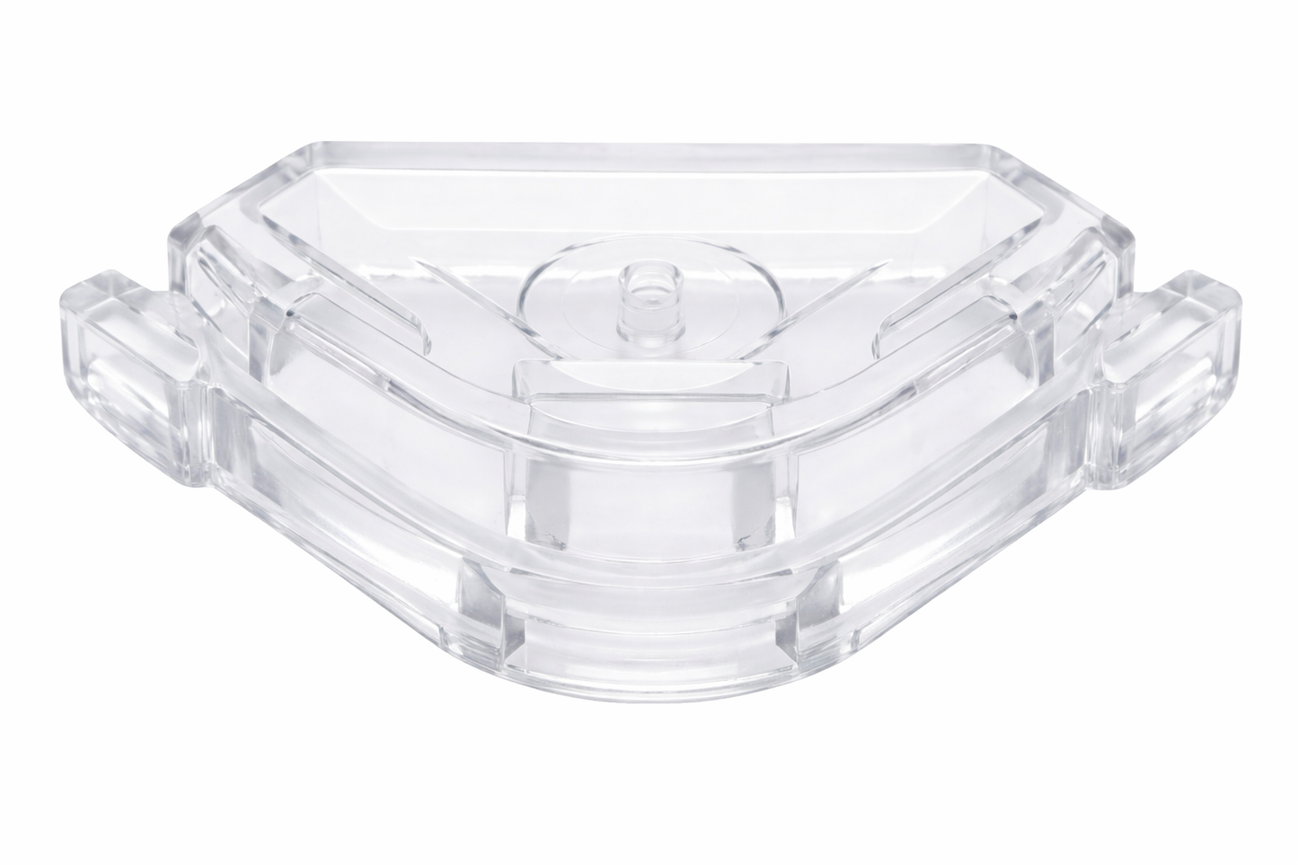 Passe-câble d’angle transparent