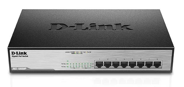 SWITCH 8 PORTS GIGA POE+ 30W/PORTS BUDGET 140W