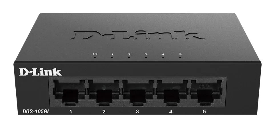 SWITCH METALLIQUE 5 PORTS 10/100/10 00 CONNECTEURS PLASTIQUE