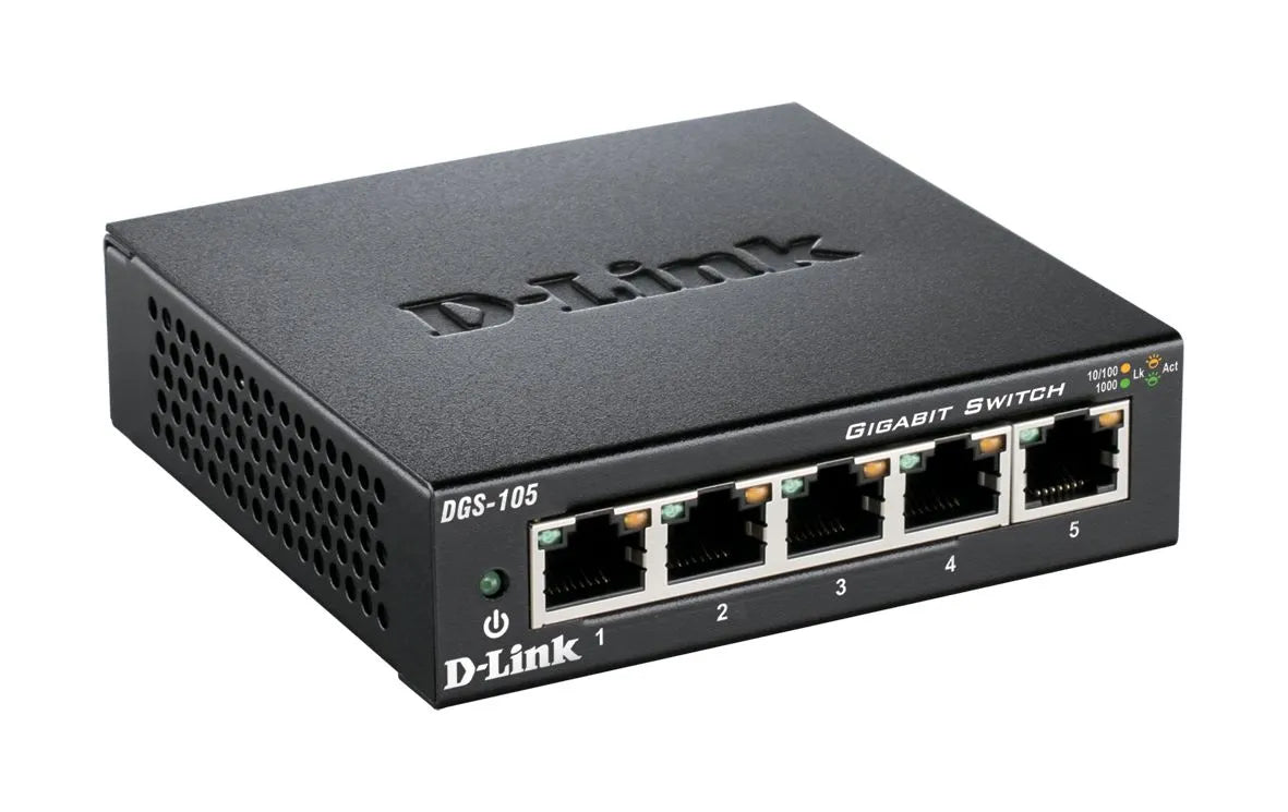 SWITCH METALLIQUE 5 PORTS 10/100/10 00