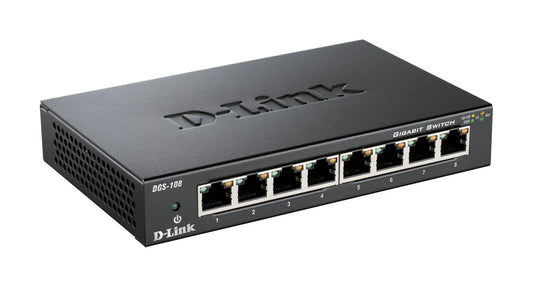 SWITCH METALLIQUE 8 PORTS 10/100/10 00