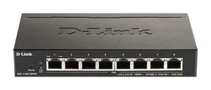 COMMUTATEUR 8 PORTS POE GIGA SMART 64W POUR 8 PORTS/802.1Q VLAN- 802.1p QoS- IGMP – vue 2