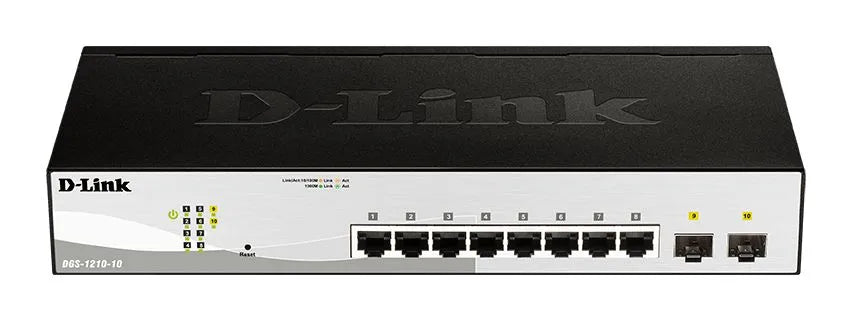 SWITCH 8X10/100/1000 + 2 SFP