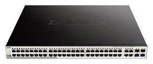 SWITCH 48 PORTS POE + 4 SFP 10/100/1000 1-8 802.3at 30W 9-48 802.3af 15,4W GLOBAL 370W – vue 2