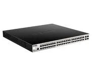 SWITCH L2+ 48 PORTS GIGA POE/POE+ + 4 PORTS SFP BUDGET POE 370W – vue 3