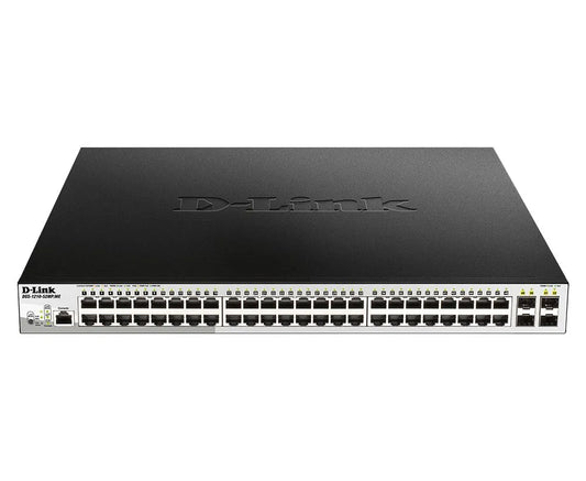 SWITCH L2+ 48 PORTS GIGA POE/POE+ + 4 PORTS SFP BUDGET POE 370W