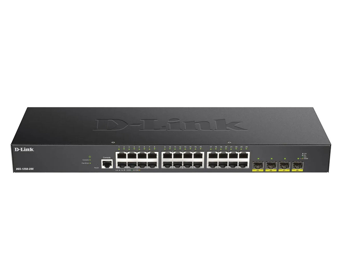 24 PORTS GIGA + 4 X 10G SFP+