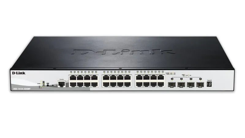 SWITCH 24 PORTS GIGA + 4 GIGA SFP+ BUDGET POE 370w