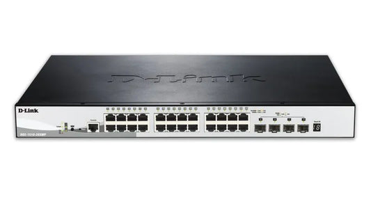 SWITCH 24 PORTS GIGA + 4 GIGA SFP+ BUDGET POE 370w