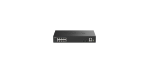 SmartPro L2+ 8 ports Gigabit 2 ports 10 GbE SFP+ – vue 2
