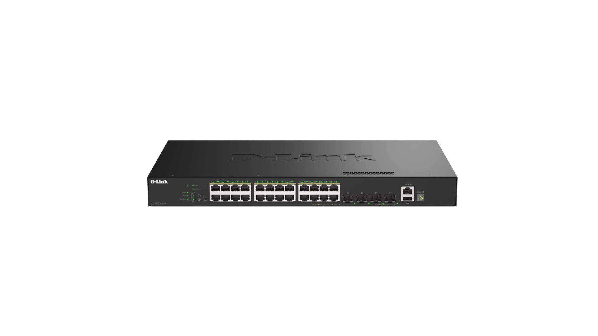 SmartPro L2+ 24 ports Gigabit 4 ports 10 GbE SFP+ - Budget PoE 370W
