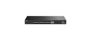 Switch réseau manageable niveau 2 20 ports – vue 2