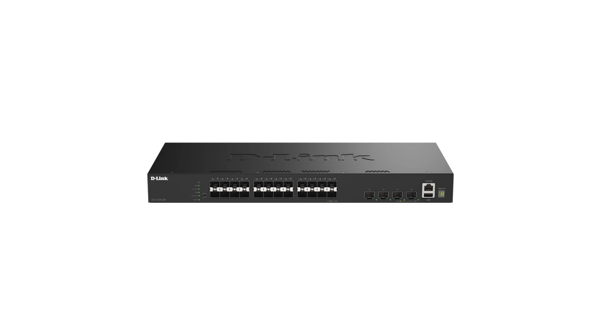 SmartPro L2+ 24 ports Gigabit 4 ports 10 GbE SFP+ – DGS-1530-28S/E