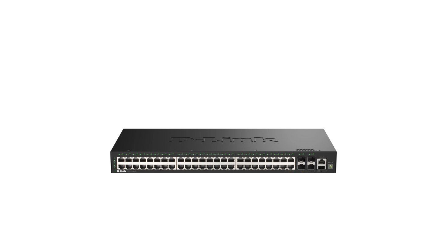 SmartPro L2+ 48 ports Gigabit 4 ports 10 GbE SFP+