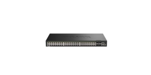 SmartPro L2+ 48 ports Gigabit PoE+ 4 ports 10 GbE SFP+ Budget PoE 370W – vue 2
