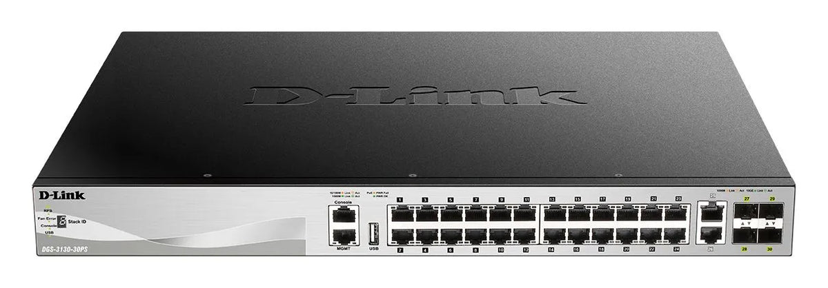 24 PORTS POE/POE+ 2x10GBASET 4xSFP+ L3 TECHNOLOGIES SIM / XSTACK BUDGET POE 370w