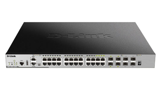 SWITCH 24P GB POE/POE+ DONT 4COMBO 1000BAse-T/SFP & 4 PORTS 10GE SFP+ BUDGET POE 370w