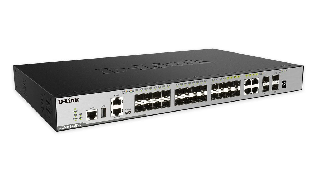SWITCH 24 SFP DONT 4 COMBO + 4 10G XSTACK 12 UNIT SNMP L3 / 4 PORTS GIGA COMBO RJ45/SFP /4 10GE SFP+