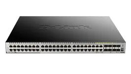 SWITCH 48P GE POE/POE+ DONT 4 COMBO 1000Base-T/SFP & 4 PORTS 10GE SFP+ BUDGET POE 370w – vue 2