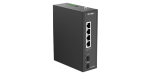SWITCH INDUSTRIEL 4 PORTS GIGA 2 ports SFP - Format Rail-DIN - TEMP -40 a 75 – vue 2