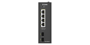 SWITCH INDUSTRIEL 4 PORTS GIGA POE+ BUDGET 120W 2 ports SFP - Format Rail-DIN - TEMP -40 a 75 – vue 3