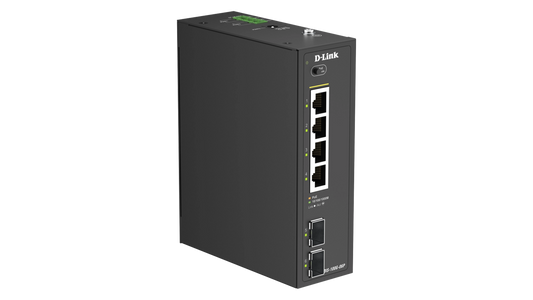 SWITCH INDUSTRIEL 4 PORTS GIGA POE+ BUDGET 120W 2 ports SFP - Format Rail-DIN - TEMP -40 a 75