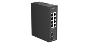 SWITCH INDUSTRIEL 8 PORTS GIGA 2 ports SFP - Format Rail-DIN - TEMP -40 a 75 – vue 2