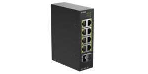 SWITCH INDUSTRIEL 8 PORTS GIGA POE+ BUDGET 240W 2 ports SFP - Format Rail-DIN - TEMP -40 a 75 – vue 2