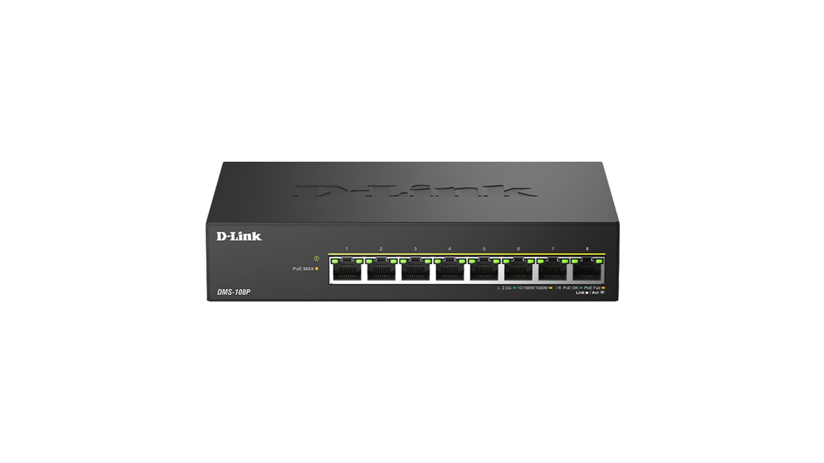 SWITCH 8 PORTS / MULTIGIGABIT 2.5GPS POE++ BUDGET 230w METALLIQUE