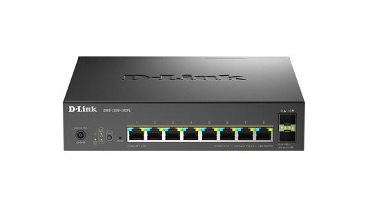 SWITCH 8P MGB POE 2 PORTS SFP+ 120W 8 ports 2,5 GbE PoE (1-2/60W - 3-8/30W)