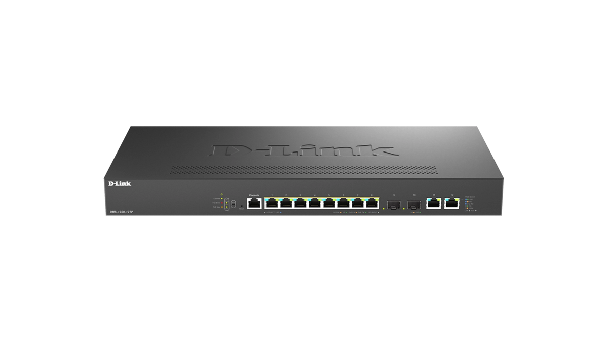 SWITCH 8P 2,5GBE POE+ & 2 MULTI 10G BUDGET 240w + 2 PORTS 10 GbE SFP+