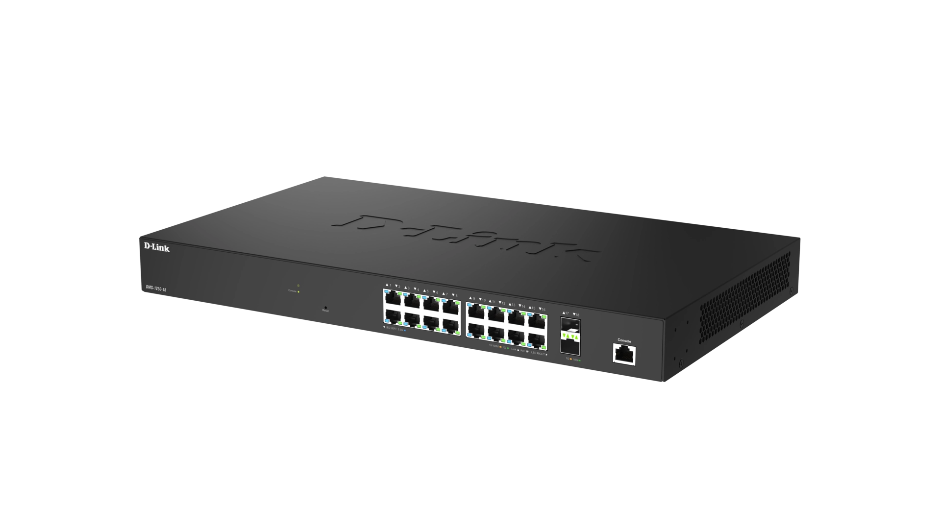Smart+ L2+ 16 ports 2,5 GbE 2 ports 10 GbE SFP+