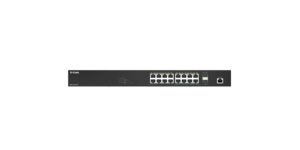 Smart+ L2+ 16 ports 2,5 GbE PoE++ 802.3bt-90W) 2 ports 10 GbE SFP+ - Budget PoE 240 W – vue 3