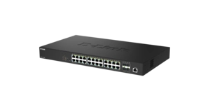 Smart+ L2+ 24 ports 2,5 GbE PoE++ (802.3bt-90W) 4 ports 10 GbE SFP+ - Budget PoE 475 W – vue 2