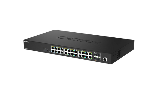 Smart+ L2+ 24 ports 2,5 GbE PoE++ (802.3bt-90W) 4 ports 10 GbE SFP+ - Budget PoE 475 W
