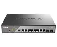 8 PORTS GB POE+ / 2 PORTS GB SFP PORTS UPLINK GB POE 802.3bt 90W PROTECTION 6KV BUDGET POE 242W – vue 2