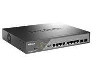 8 PORTS GB POE+ / 2 PORTS GB SFP PORTS UPLINK GB POE 802.3bt 90W PROTECTION 6KV BUDGET POE 242W – vue 3