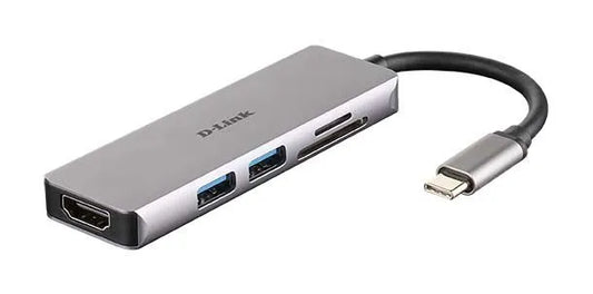 Carte réseau hub usb-c 5-EN-1 lecteur de cartes