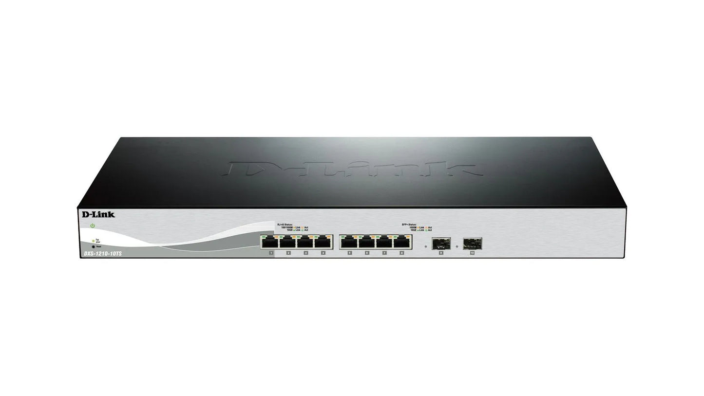 SWITCH SMART 8 PORTS 10G CUIVRE 2 PORTS SFP+ Niveau 2+