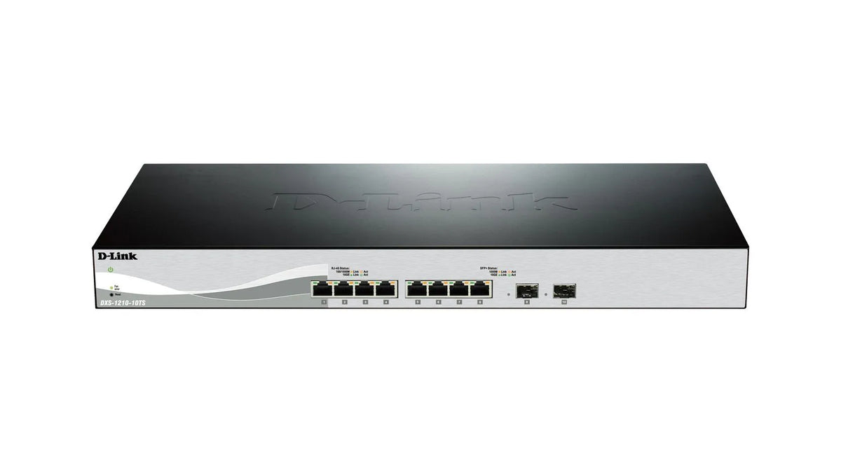 SWITCH SMART 8 PORTS 10G CUIVRE 2 PORTS SFP+ Niveau 2+