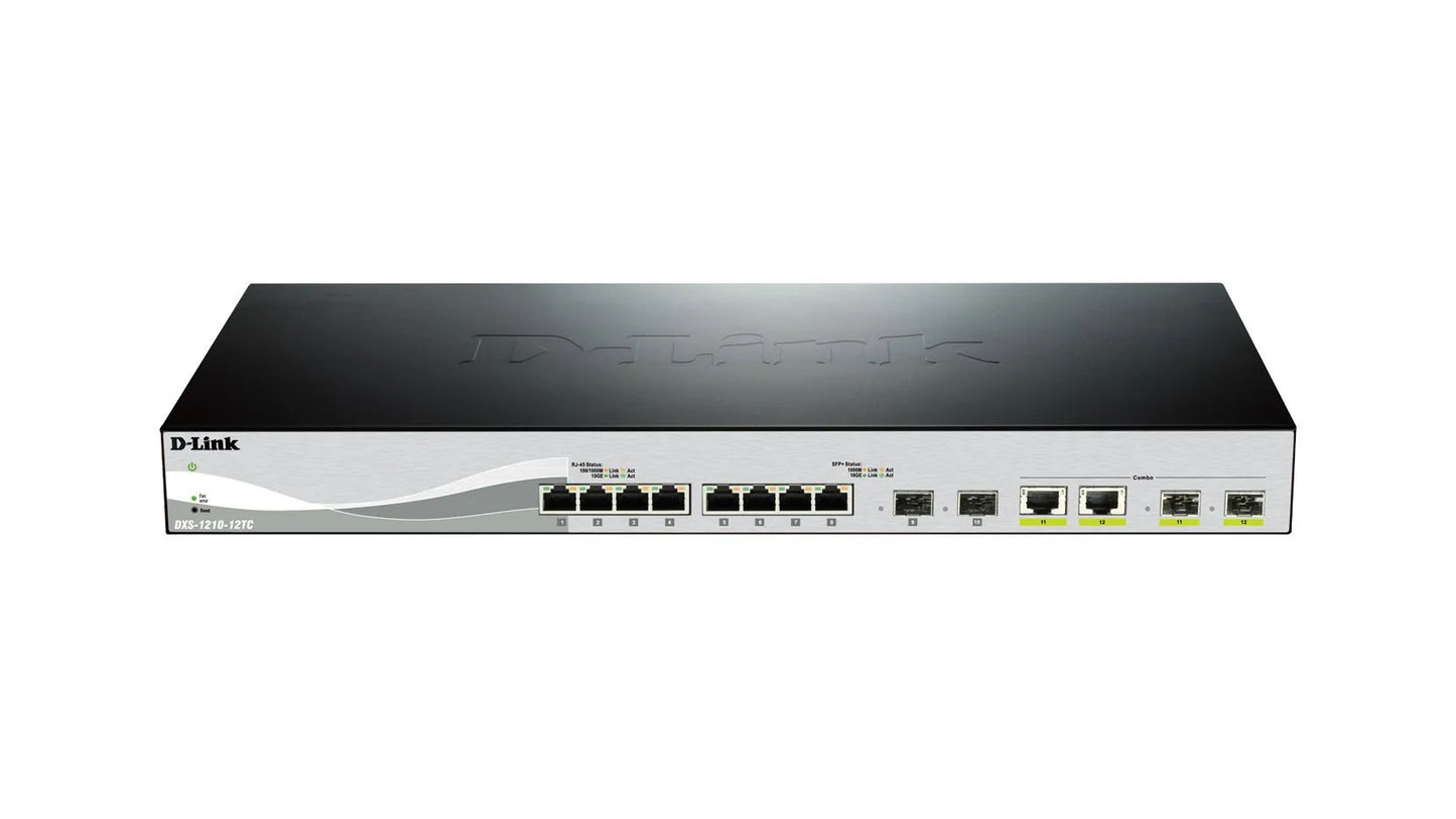 SWITCH SMRT 8PORTS 10G CUIVRE+2SFP+ + 2 COMBO/SFP+ Niveau 2+